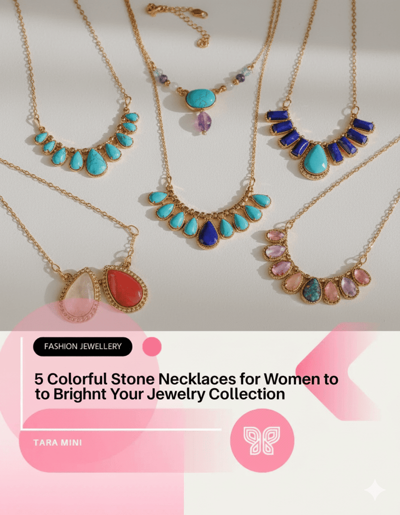 5 Colorful Stone Necklaces for Women