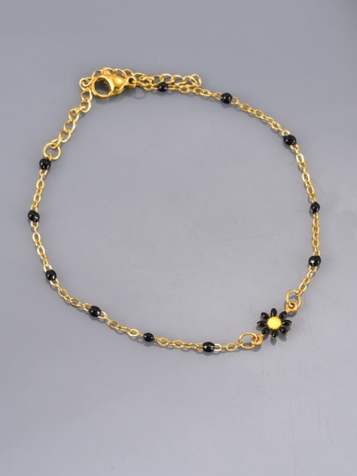 Black Bead Minimalist Bracelet