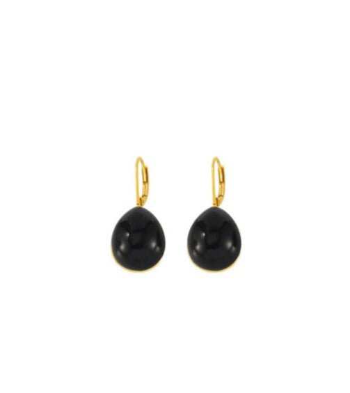 Resin Water Drop Minimalist Hook Earrings | TARA MINI - TARA MINI