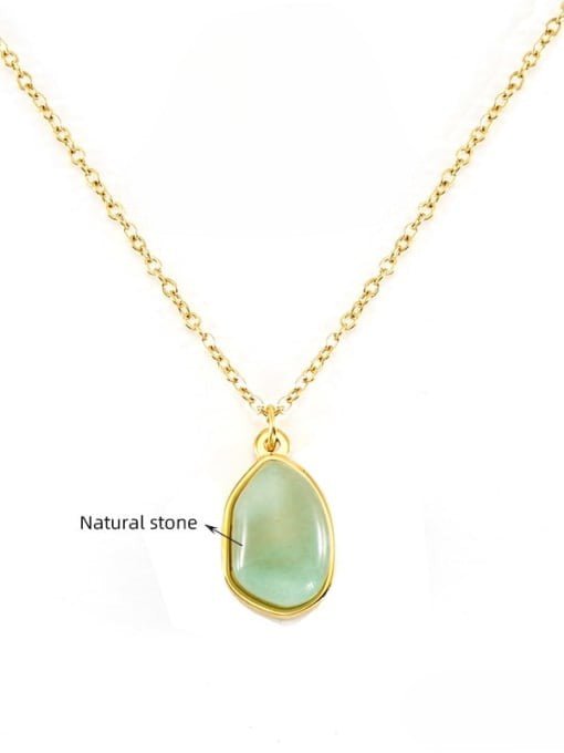 Natural Stone Irregular Vintage Necklace | TARA MINI - TARA MINI