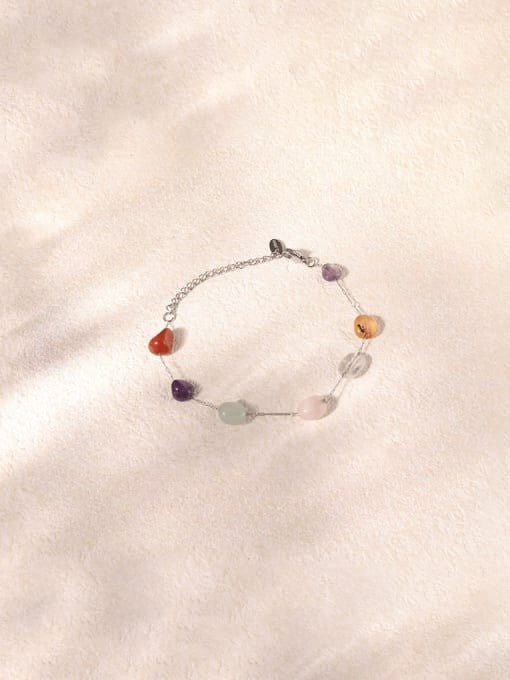 Natural Stone Irregular Bead Bracelet | TARA MINI - TARA MINI