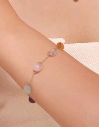 Natural Stone Irregular Bead Bracelet | TARA MINI - TARA MINI