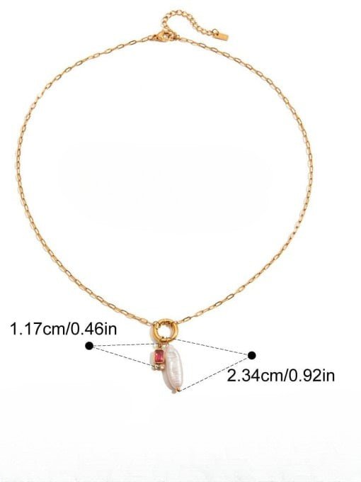 Freshwater Pearl Hip Hop Gemstone Necklace | TARA MINI - TARA MINI