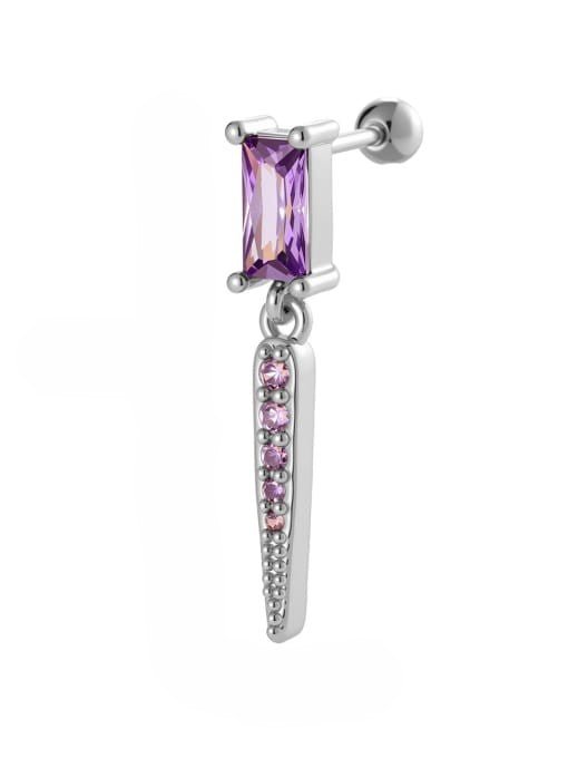 Geometric Zirconia Single Earring | TARA MINI - TARA MINI