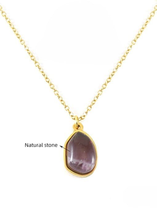 Natural Stone Irregular Vintage Necklace | TARA MINI - TARA MINI