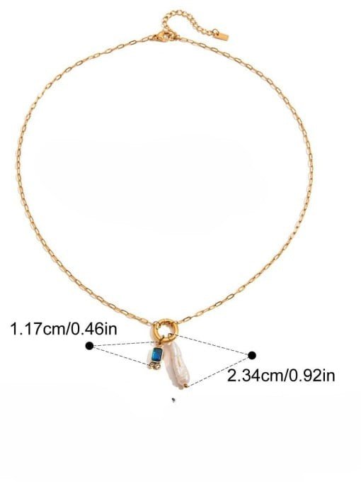 Freshwater Pearl Hip Hop Gemstone Necklace | TARA MINI - TARA MINI