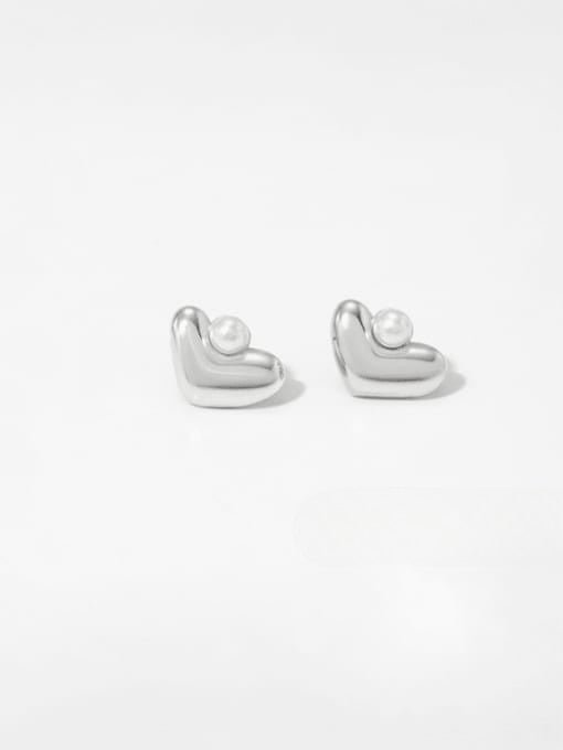 Heart Shell Stud Earrings | TARA MINI - TARA MINI