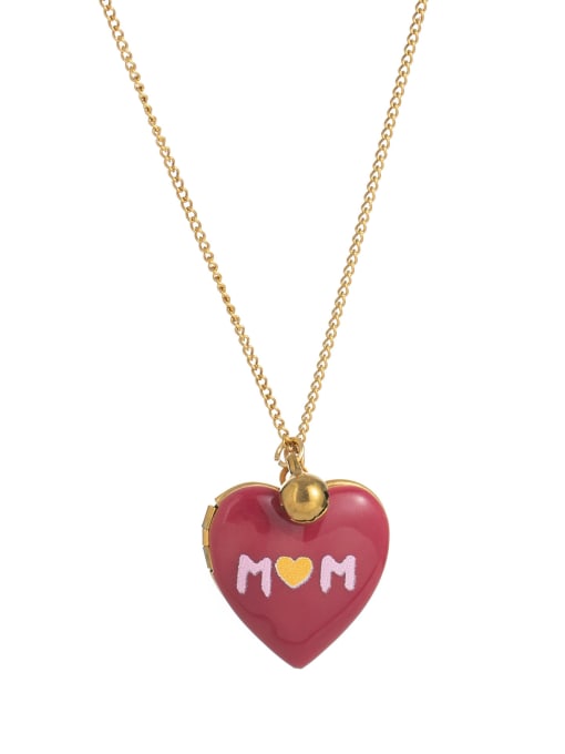Minimalist Love Album Necklace Enamel | TARA MINI - TARA MINI