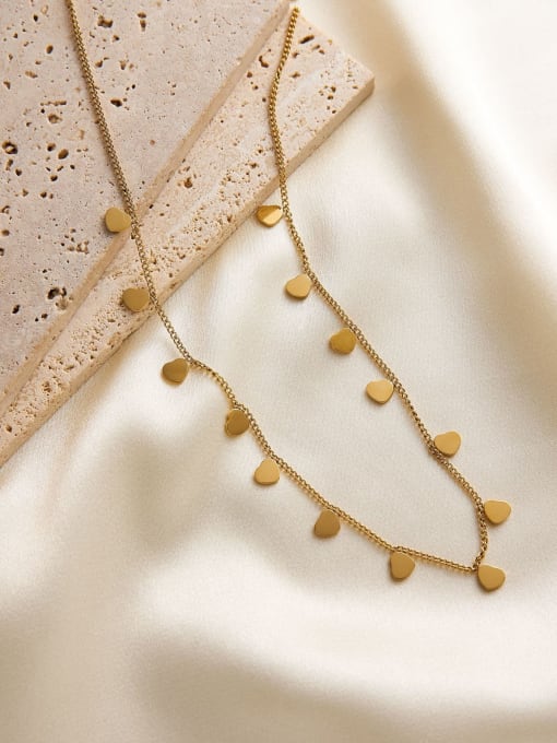 Golden Heart Minimalist Necklace 18K Gold | TARA MINI - TARA MINI