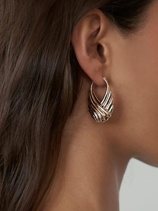 Geometric Hip Hop Drop Earrings Stainless Steel | TARA MINI - TARA MINI