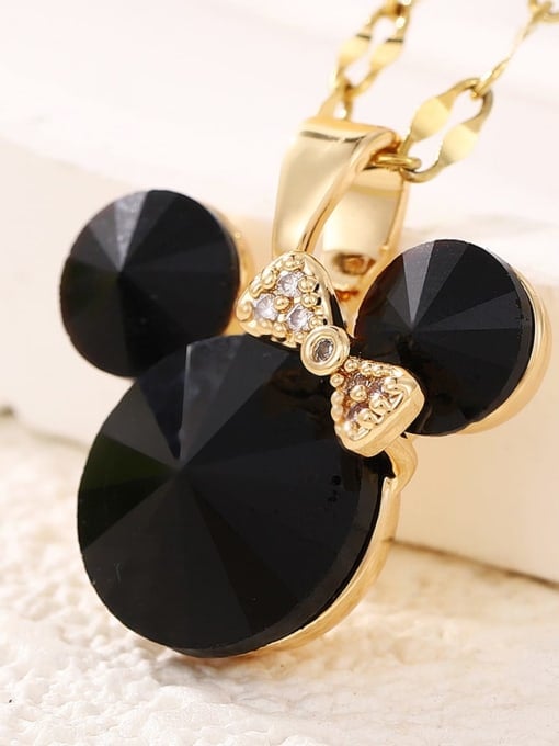 Crystal Mickey Necklace | TARA MINI - TARA MINI