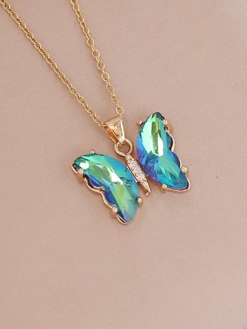 Colorful Butterfly CZ Necklace | TARA MINI - TARA MINI