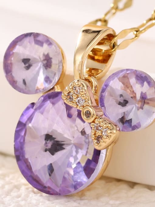 Crystal Mickey Necklace | TARA MINI - TARA MINI
