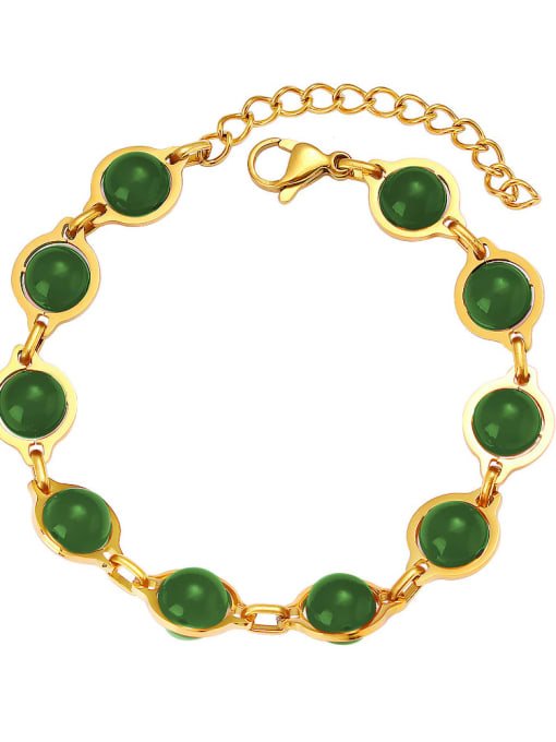 Pink Beaded Bracelet Gold Plated | TARA MINI - TARA MINI