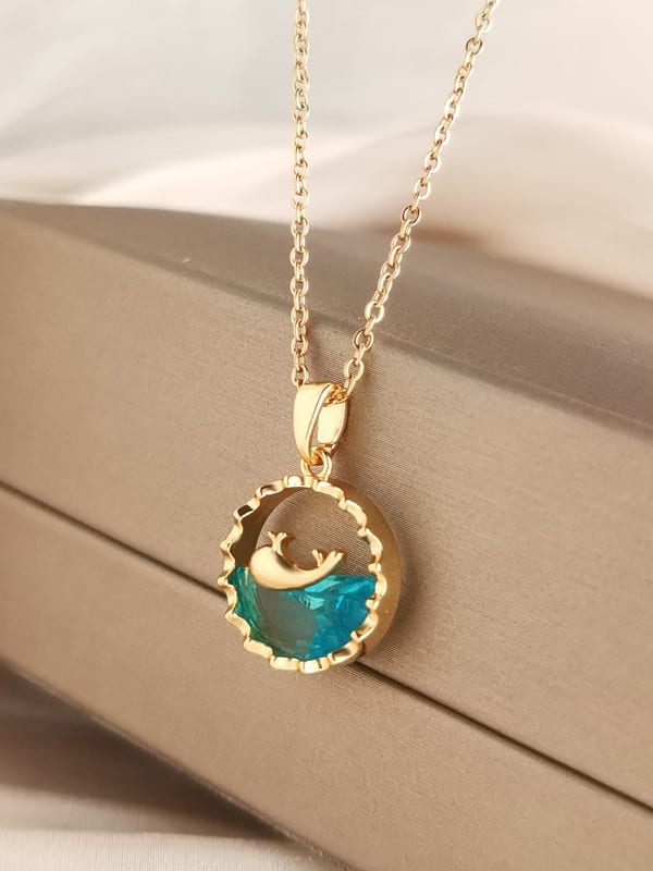 Whale Fish Dainty Necklace | TARA MINI - TARA MINI