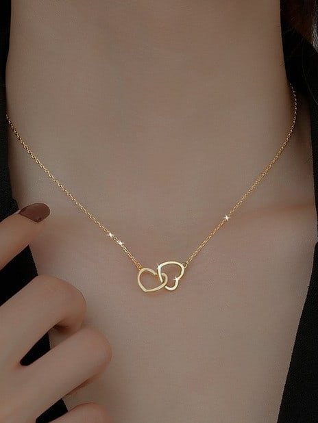 Intertwined Hearts Necklace | TARA MINI - TARA MINI