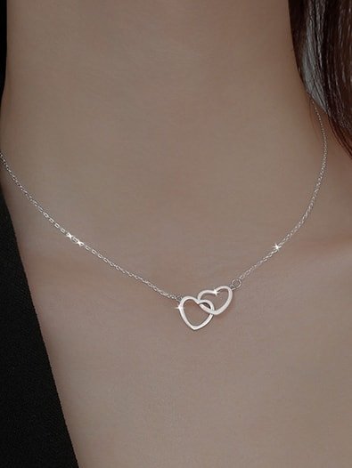 Intertwined Hearts Necklace | TARA MINI - TARA MINI