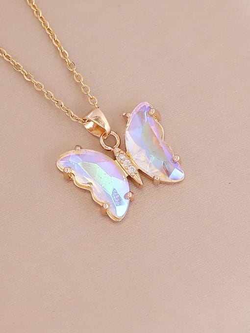 Colorful Butterfly CZ Necklace | TARA MINI - TARA MINI