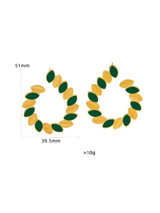 Enamel Geometric Stud Earrings | TARA MINI - TARA MINI