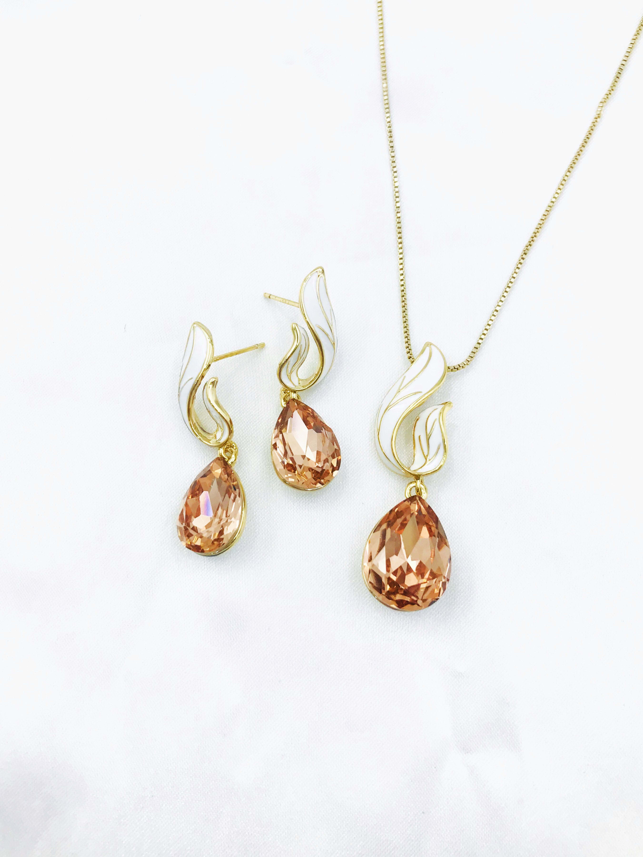 Dainty Water Drop Jewelry Set | TARA MINI ( 2 Set ) - TARA MINI