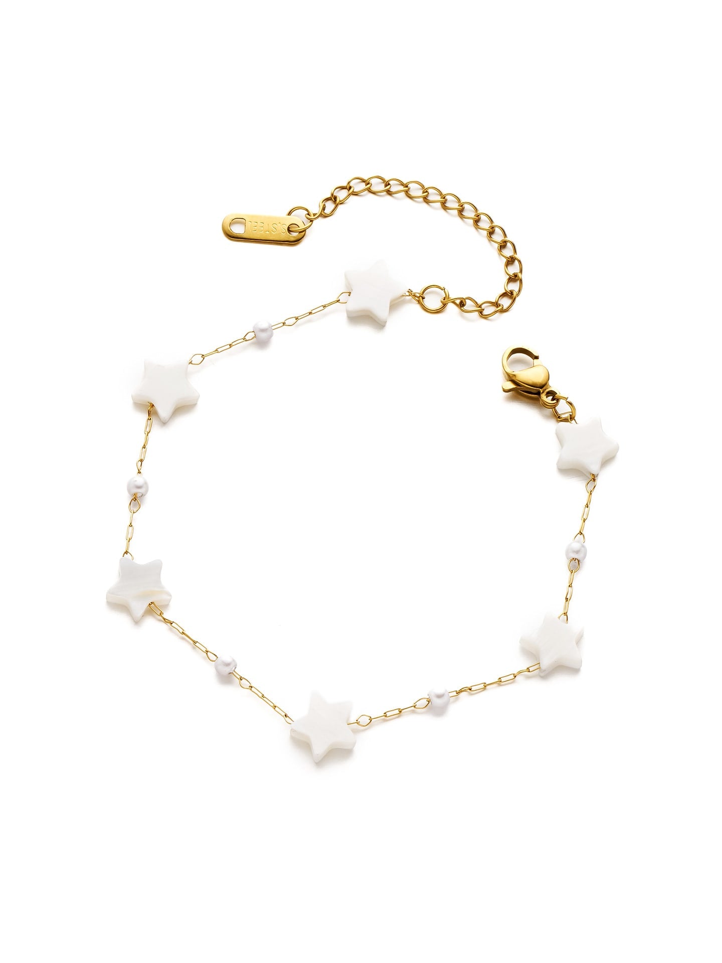 Minimalist Star Shell Bracelet Gold Plated | TARA MINI - TARA MINI