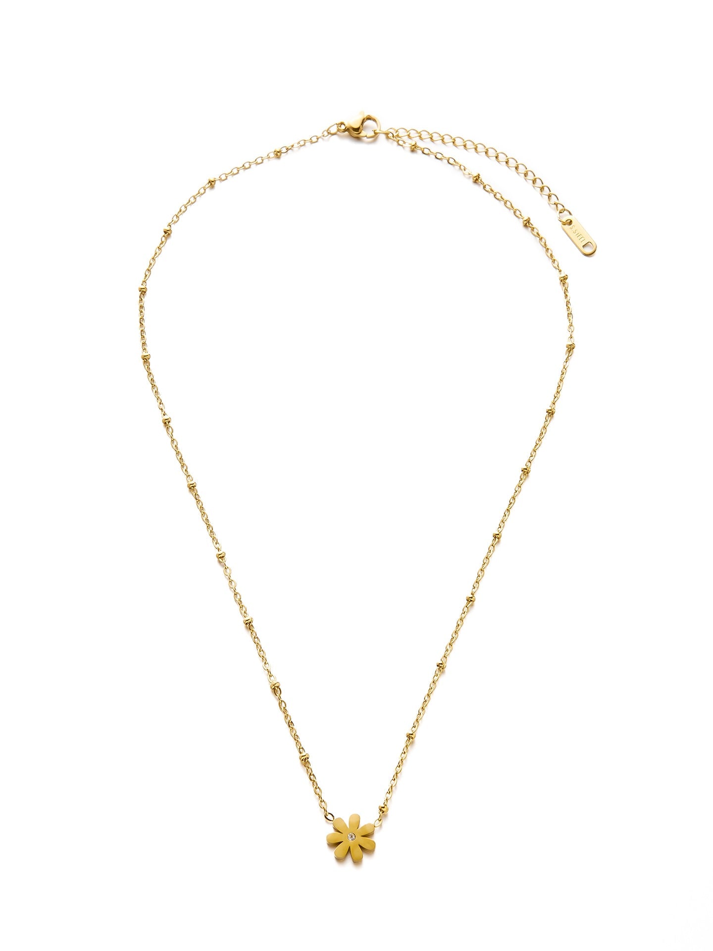 Flower Minimalist Necklace 18K Gold Plated | TARA MINI - TARA MINI