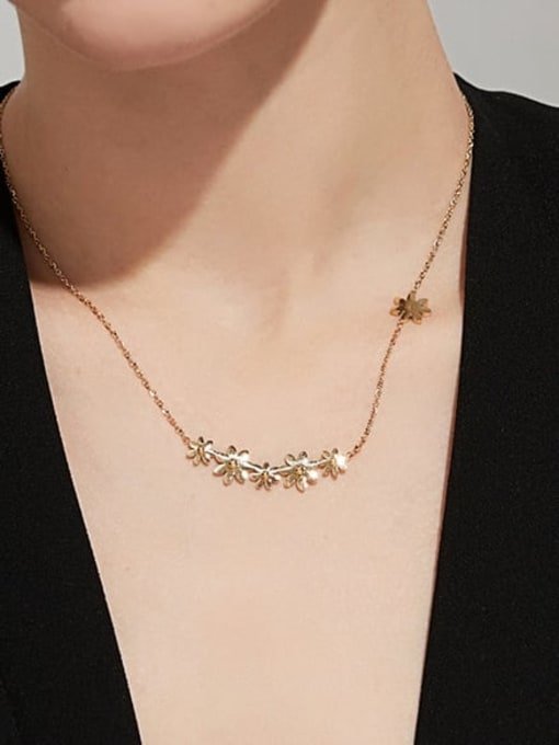 Flower Minimalist Necklace | TARA MINI - TARA MINI