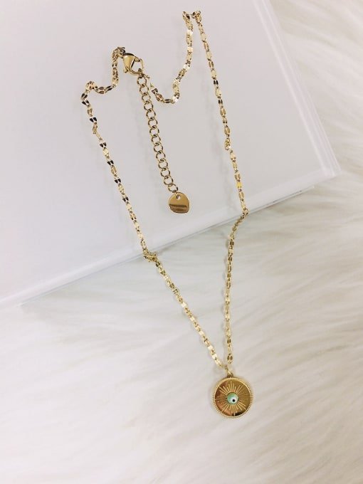 Resin Enamel Evil Eye Minimalist Necklace | TARA MINI - TARA MINI