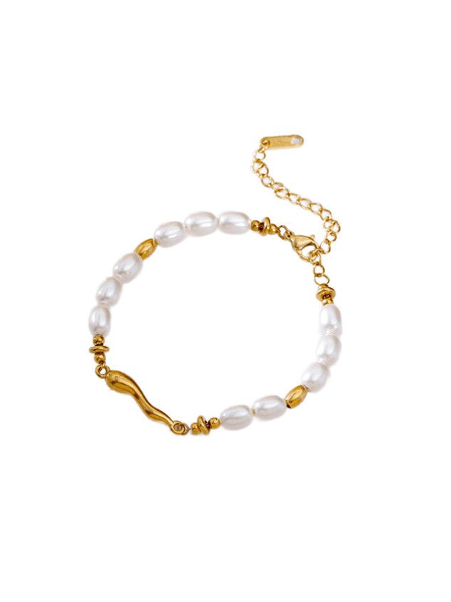 Imitation Pearl Beaded Bracelet | TARA MINI - TARA MINI
