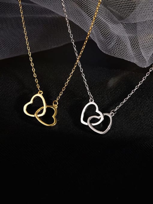 Intertwined Hearts Necklace | TARA MINI - TARA MINI