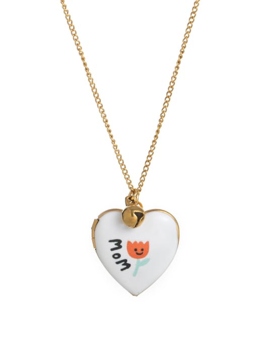 Minimalist Love Album Necklace Enamel | TARA MINI - TARA MINI