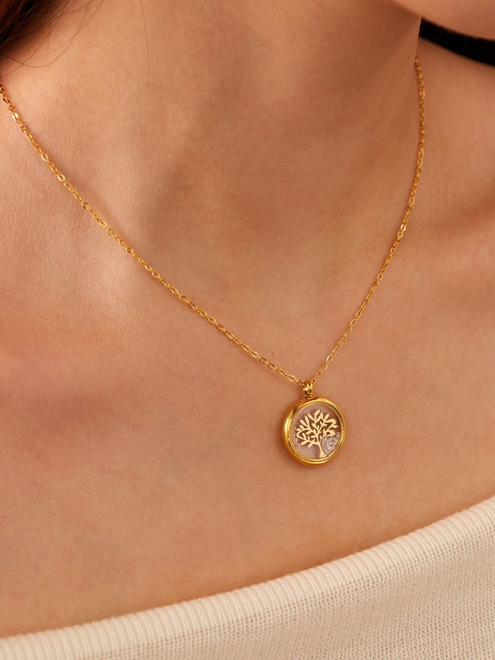 Tree of Life Minimalist Necklace