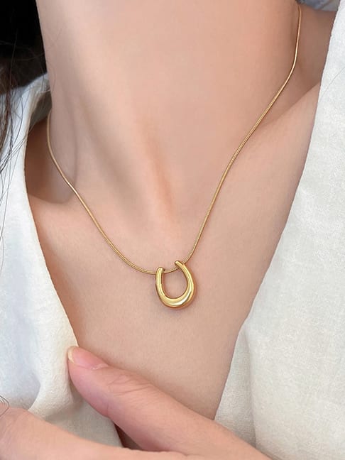 Geometric Horseshoe Necklace | TARA MINI - TARA MINI