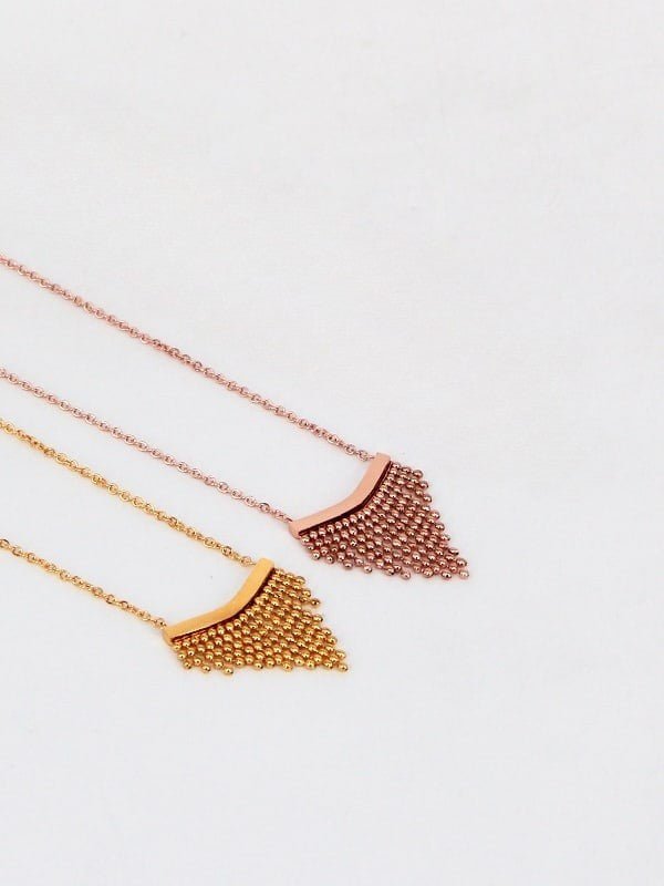 Titanium Tassel Dainty Necklace | TARA MINI - TARA MINI