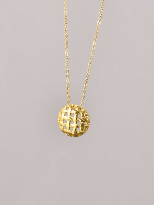 Steel Weave Necklace and Earring ( 2 Set )