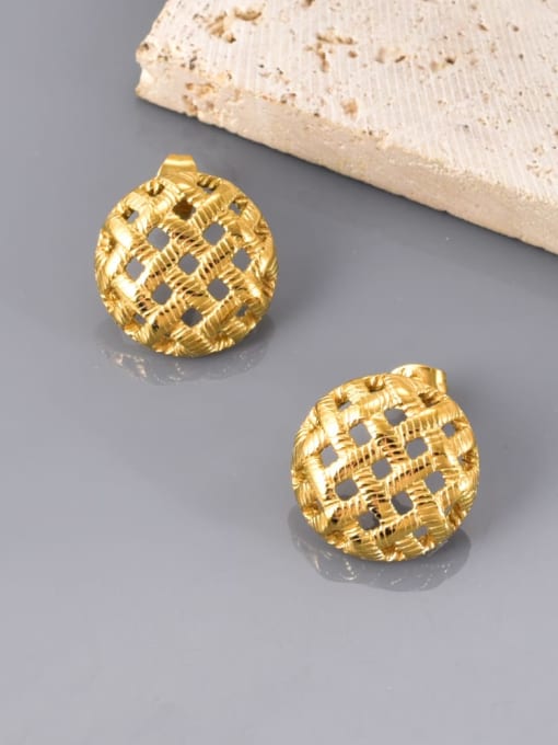Steel Weave Necklace and Earring ( 2 Set )