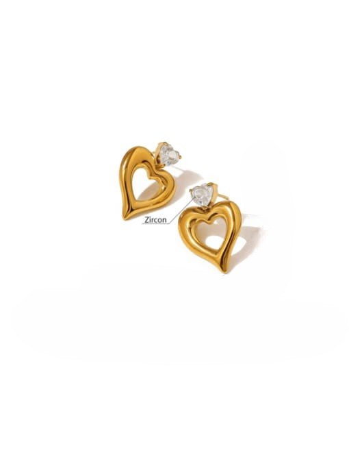 Heart Minimalist Necklace & Earrings Set | TARA MINI ( 2 Set ) - TARA MINI