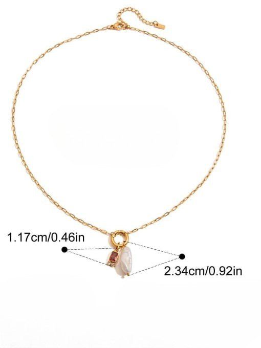 Freshwater Pearl Hip Hop Gemstone Necklace | TARA MINI - TARA MINI