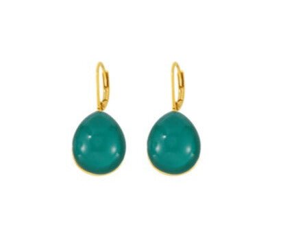 Resin Water Drop Minimalist Hook Earrings | TARA MINI - TARA MINI
