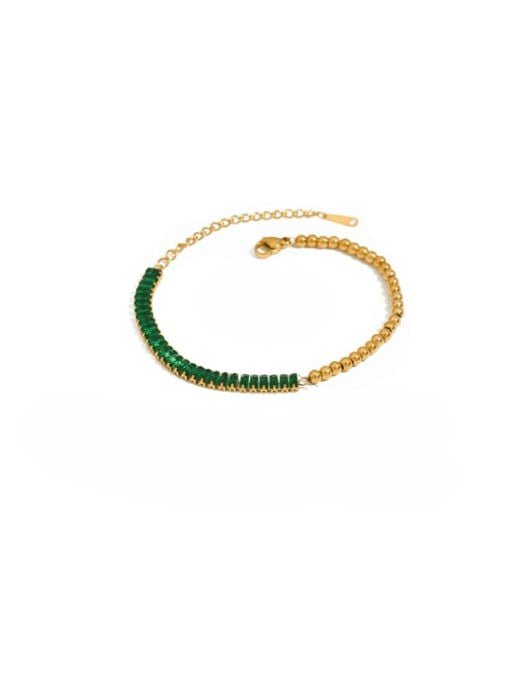 Minimalist Cubic Zirconia Bracelet Gold Plated | TARA MINI - TARA MINI