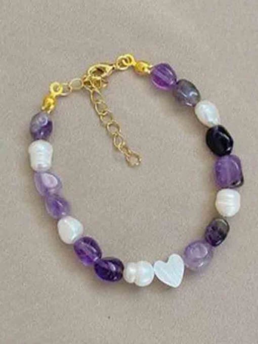 Pearl Heart Beaded Bracelet | TARA MINI