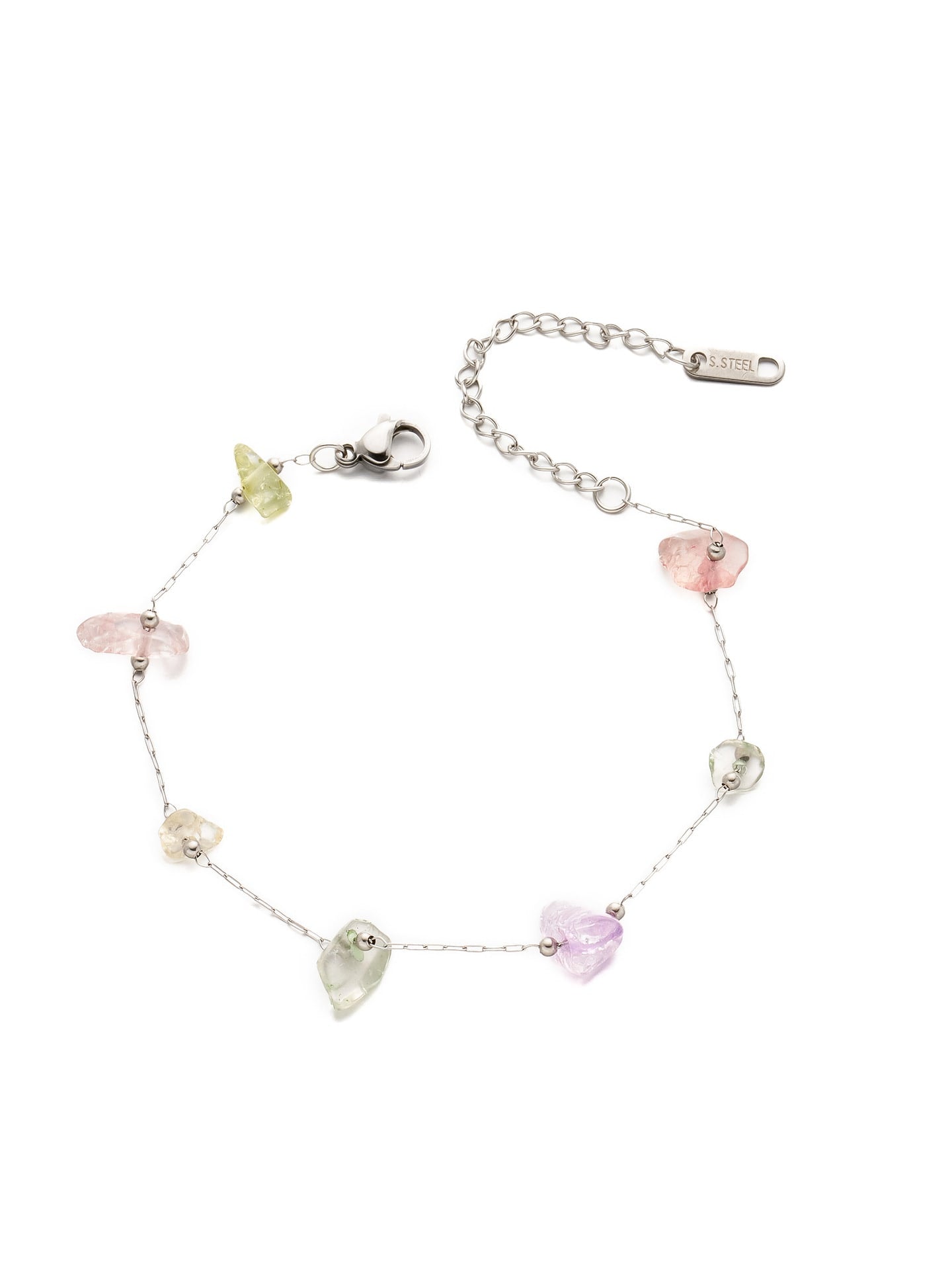 Minimalist Zirconia Link Bracelet Gold | TARA MINI - TARA MINI