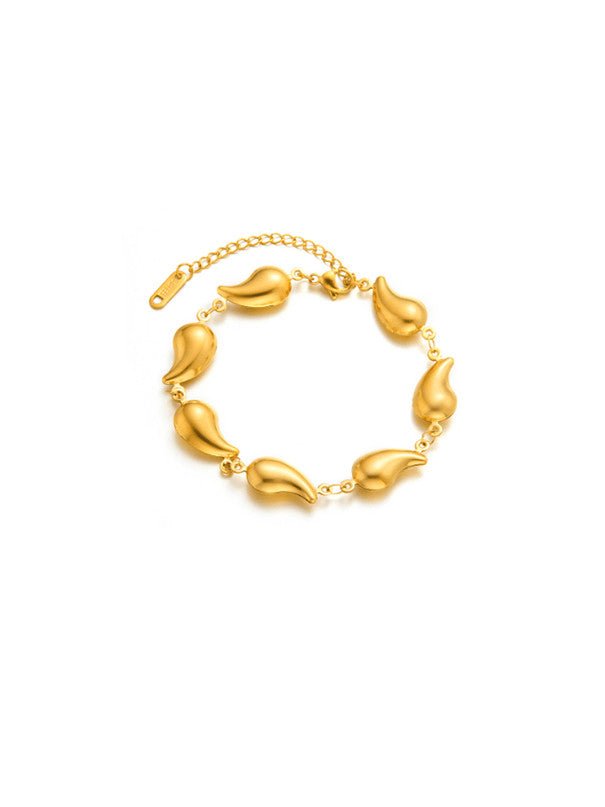 Water Drop Bracelet Gold Plated Minimalist | TARA MINI - TARA MINI