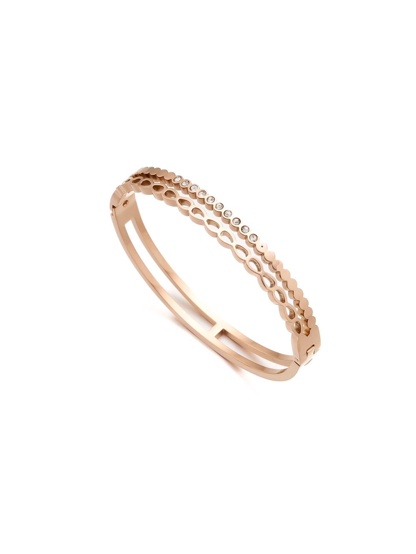 Wireless Symbol Buckle Bracelet Zircon | TARA MINI - TARA MINI