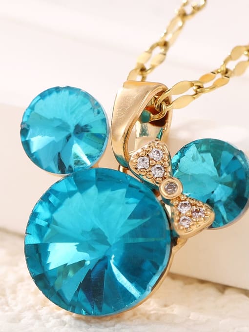 Crystal Mickey Necklace | TARA MINI - TARA MINI