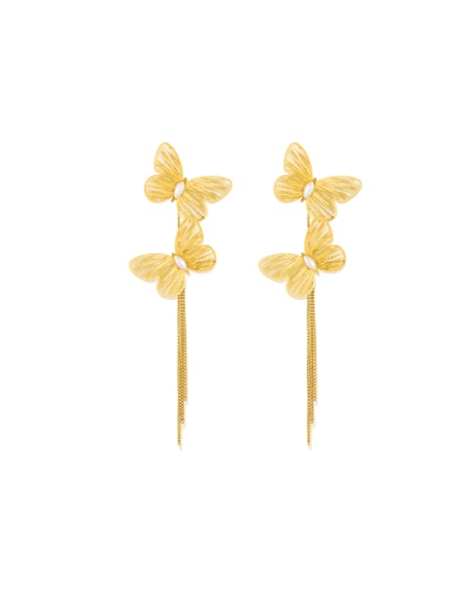 Butterfly Tassel Trend Long Drop Earring