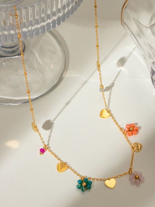 Geometric Bohemia Necklace Gold Plated | TARA MINI - TARA MINI