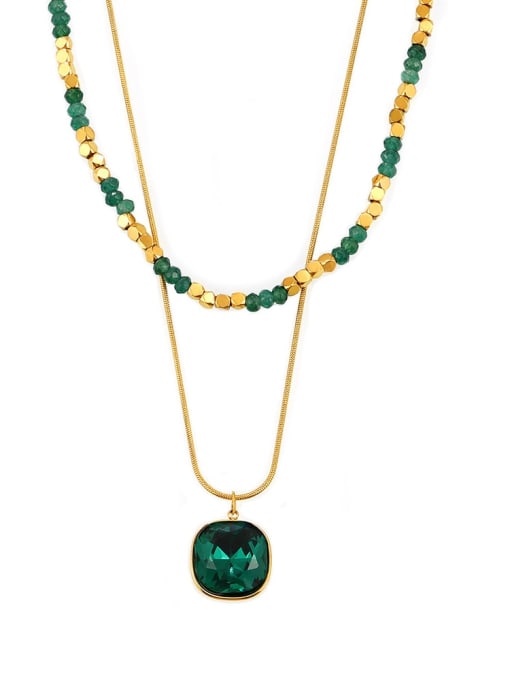 Natural Stone Vintage Multi-Strand Necklace | TARA MINI - TARA MINI