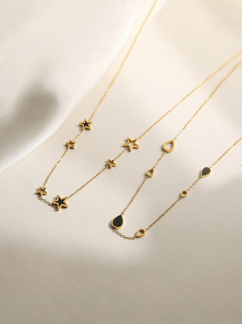 Tassel Minimalist Necklace Gold Plated | TARA MINI - TARA MINI