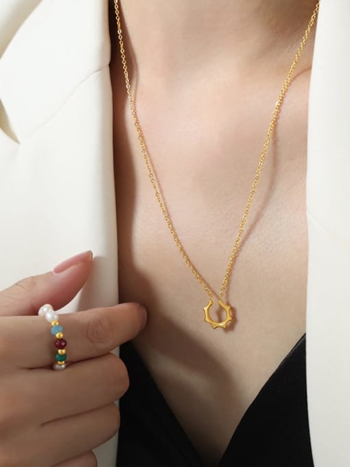 Geometric Minimalist Necklace Gold Plated | TARA MINI - TARA MINI